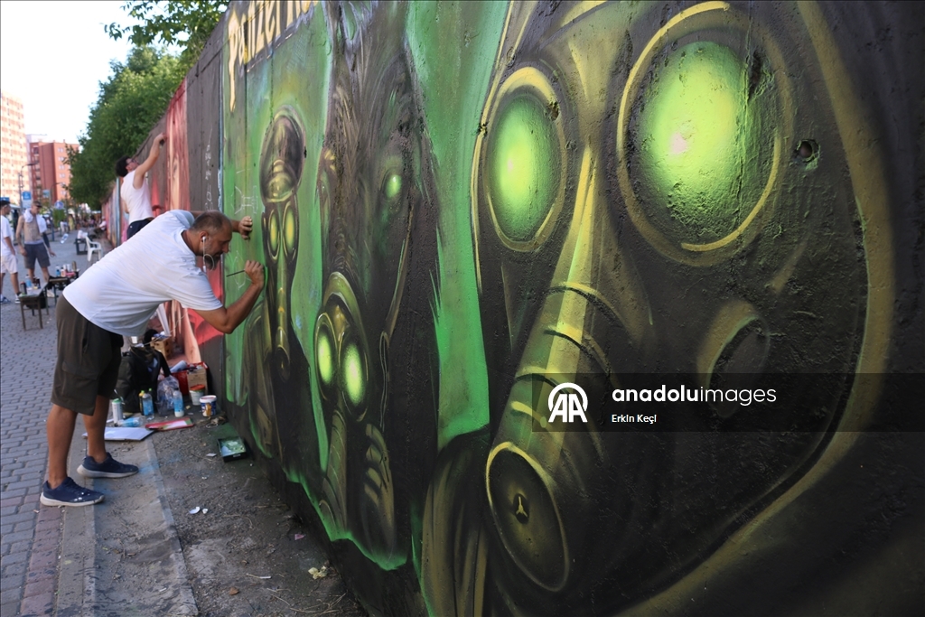 Graffiti festival in Kosovo