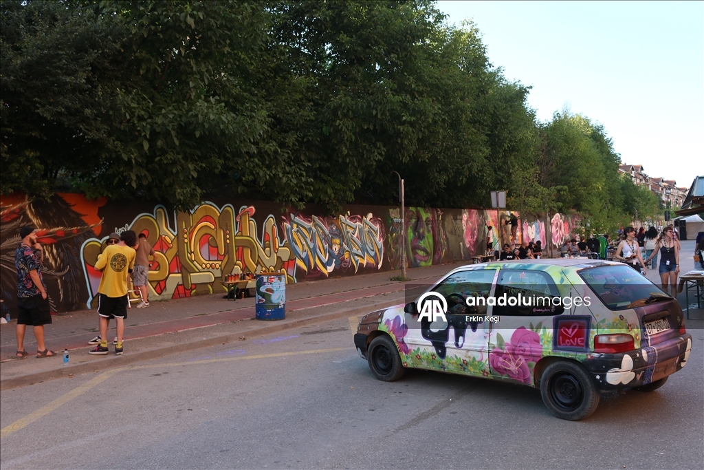 Graffiti festival in Kosovo