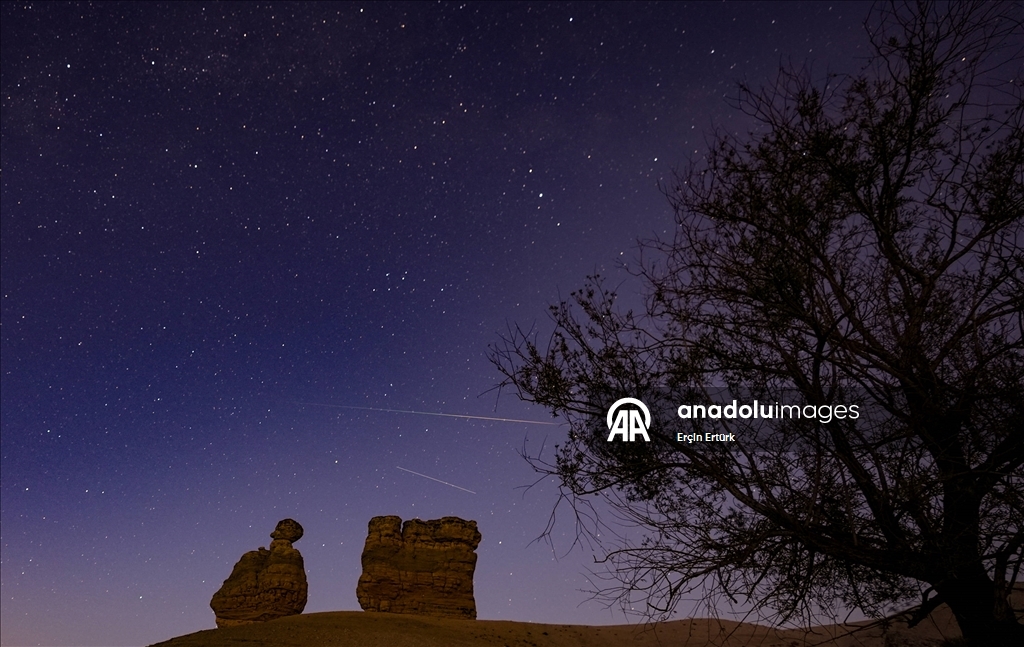 Perseid meteor yağmuru Konya'da görüntülendi