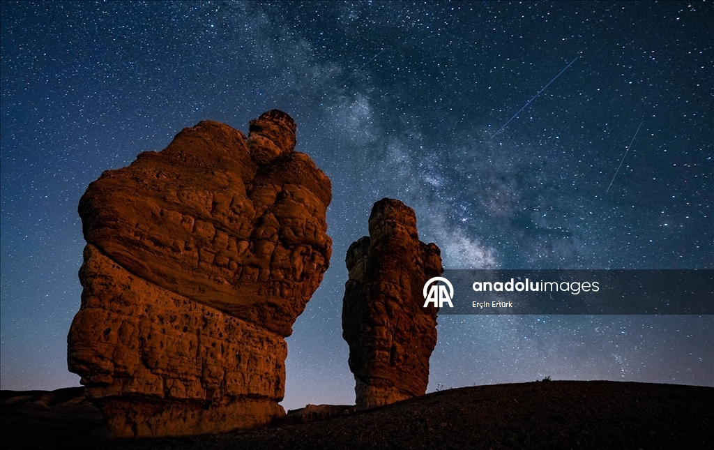 Perseid meteor yağmuru Konya'da görüntülendi