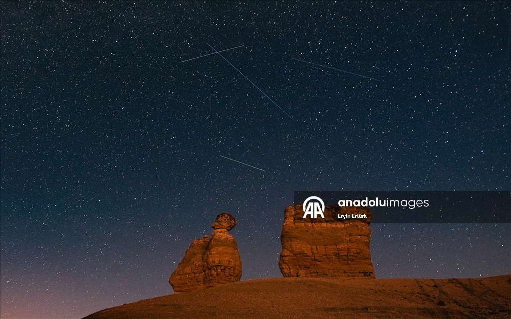 Perseid meteor yağmuru Konya'da görüntülendi