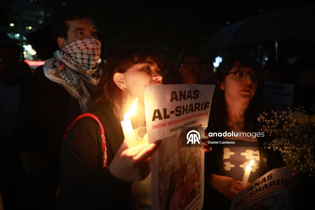 Vigil held in Mexico City for Palestinian journalists killed by Israel