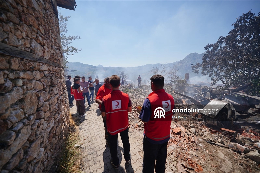 Türk Kızılay, hazirandan bu yana 127 orman yangınına müdahaleye destek sağladı