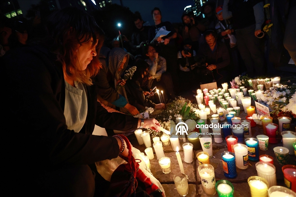 Vigil held in Mexico City for Palestinian journalists killed by Israel