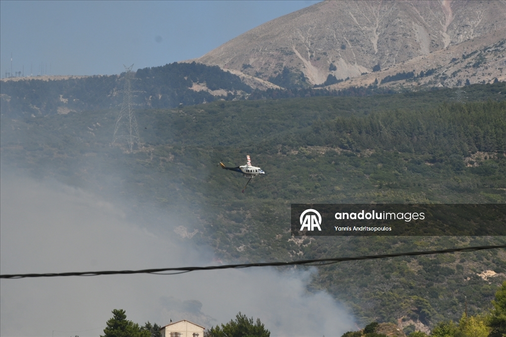 Wildfires rage across Greece, threatening towns near Patras​​​​​​​
