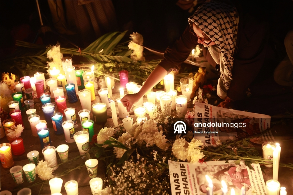 Vigil held in Mexico City for Palestinian journalists killed by Israel