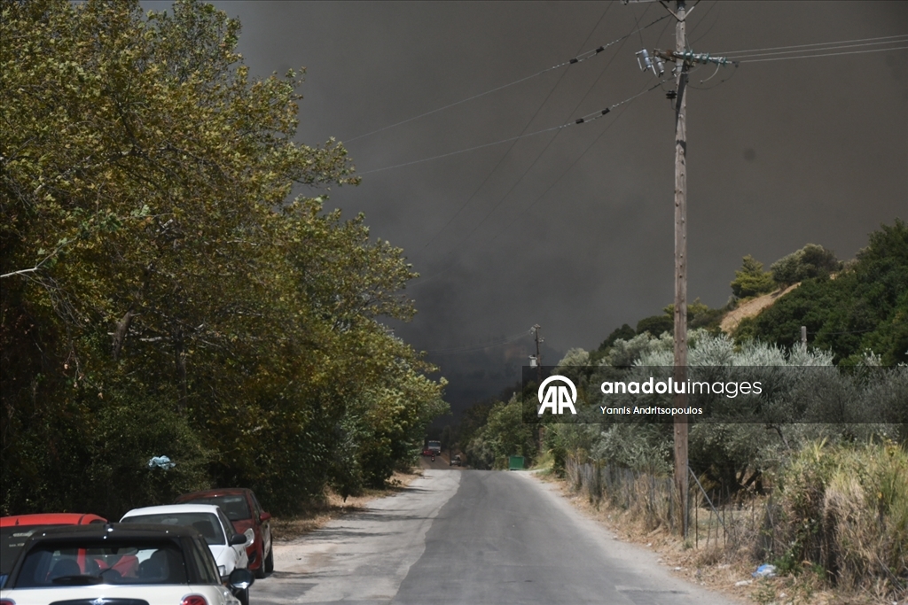 Wildfires rage across Greece, threatening towns near Patras​​​​​​​