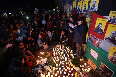 Vigil held in Mexico City for Palestinian journalists killed by Israel