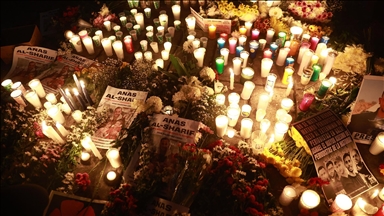 Meksika'da İsrail’in kasten öldürdüğü gazeteci eş-Şerif için gösteri düzenlendi