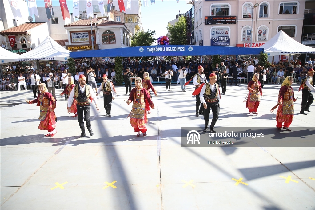 35. Uluslararası Taşköprü Kültür ve Sarımsak Festivali başladı