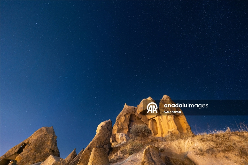 Perseid meteor yağmuru Kapadokya’da gözlemlendi