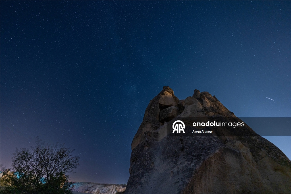 Perseid meteor yağmuru Kapadokya’da gözlemlendi