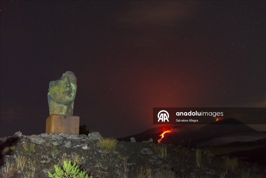 İtalya'da Etna Yanardağı'nda hareketlilik