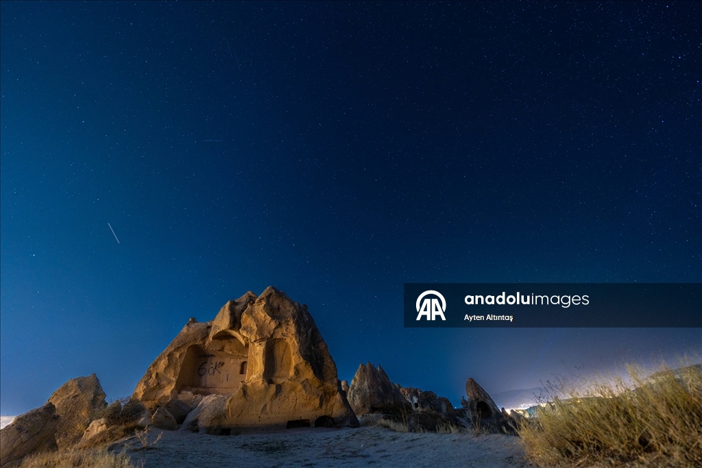Perseid meteor yağmuru Kapadokya’da gözlemlendi