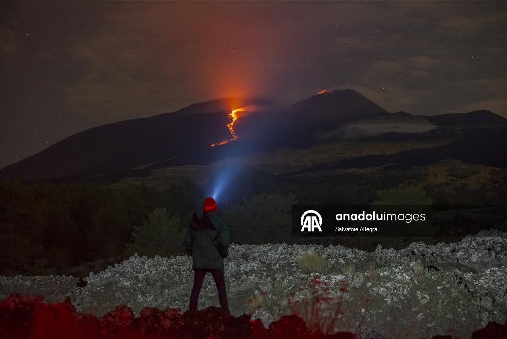 İtalya'da Etna Yanardağı'nda hareketlilik