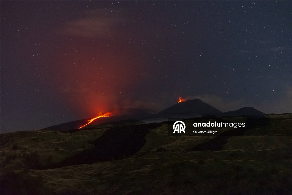 İtalya'da Etna Yanardağı'nda hareketlilik
