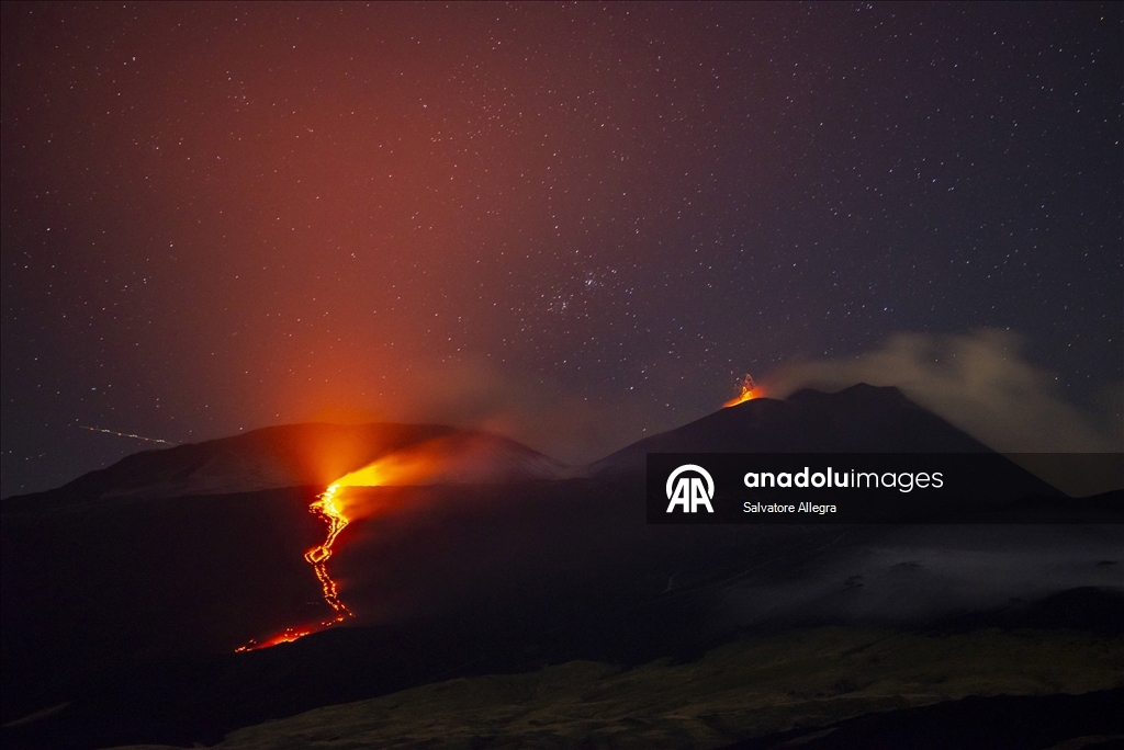 İtalya'da Etna Yanardağı'nda hareketlilik
