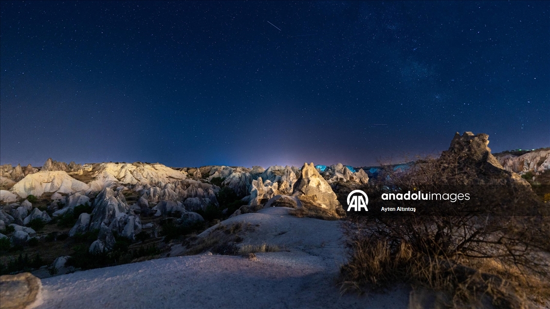 Perseid meteor yağmuru Kapadokya’da gözlemlendi