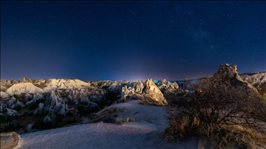Perseid meteor yağmuru Kapadokya’da gözlemlendi