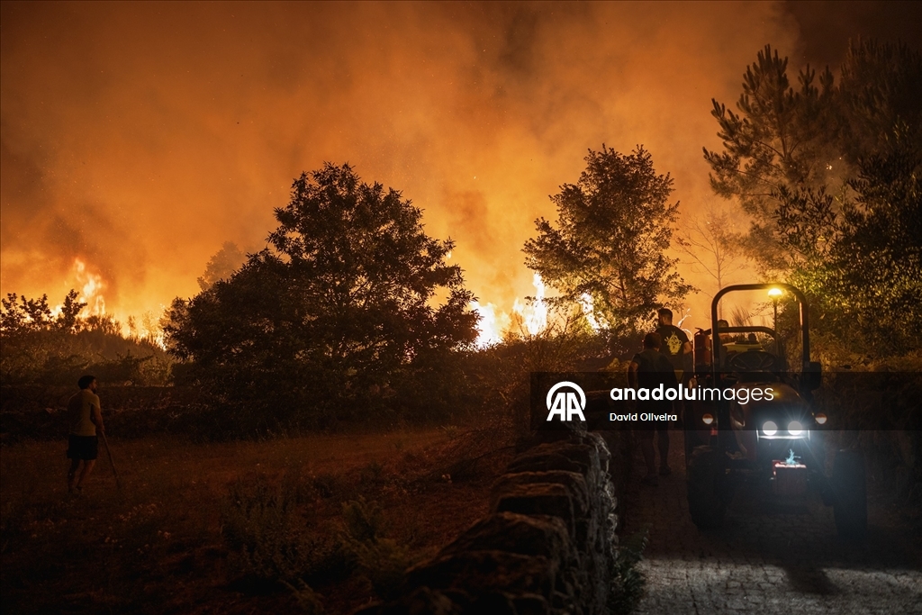 Portekiz orman yangınları ile mücadele ediyor