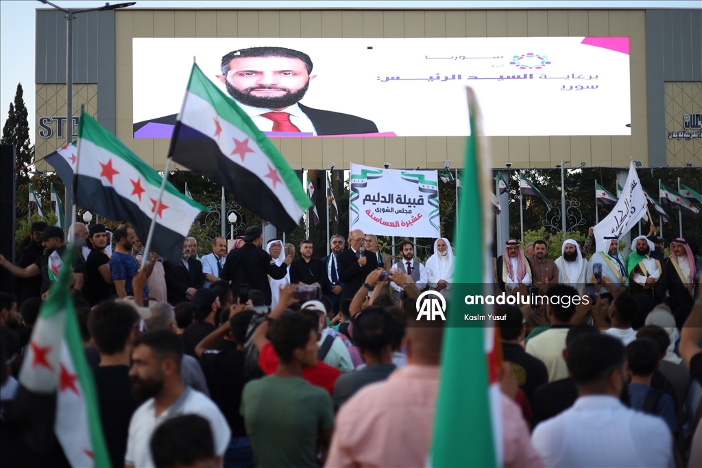 Halep’te bölünme karşıtı protesto düzenlendi