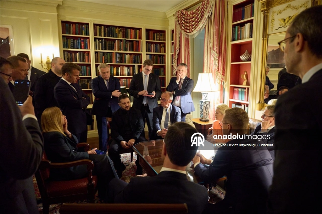 Трамп встретился в Белом доме с Зеленским и лидерами Европы