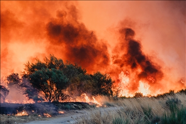 Firefighting efforts continue in Spain's Galicia