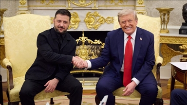 Volodimir Zelenskiy, Washington'da Donald Trump ile görüştü