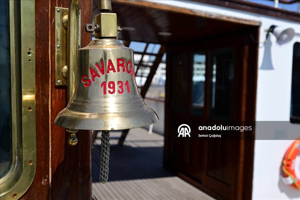 Atatürk'ün manevi mirası Savarona yatı pazar günü İstanbul Boğazı'nı selamlayacak