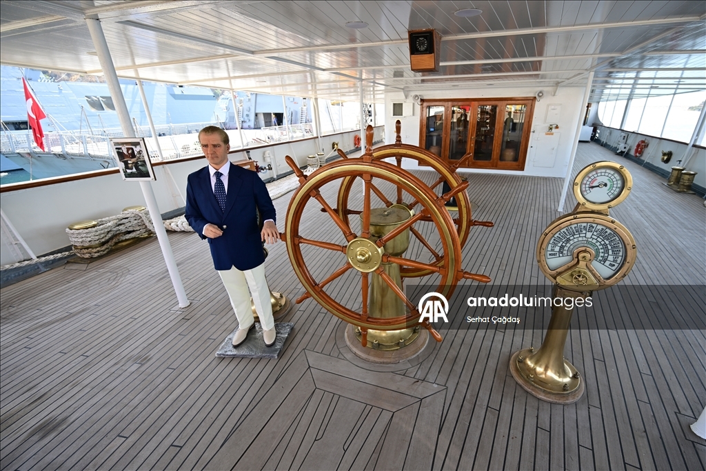 Atatürk'ün manevi mirası Savarona yatı pazar günü İstanbul Boğazı'nı selamlayacak
