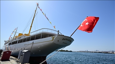 Atatürk'ün manevi mirası Savarona yatı pazar günü İstanbul Boğazı'nı selamlayacak