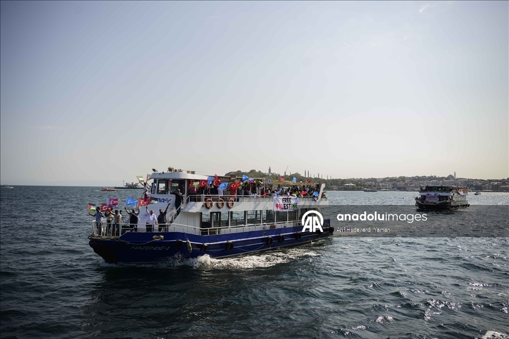 Masovni pomorski konvoj podrške Gazi održan u Istanbulu