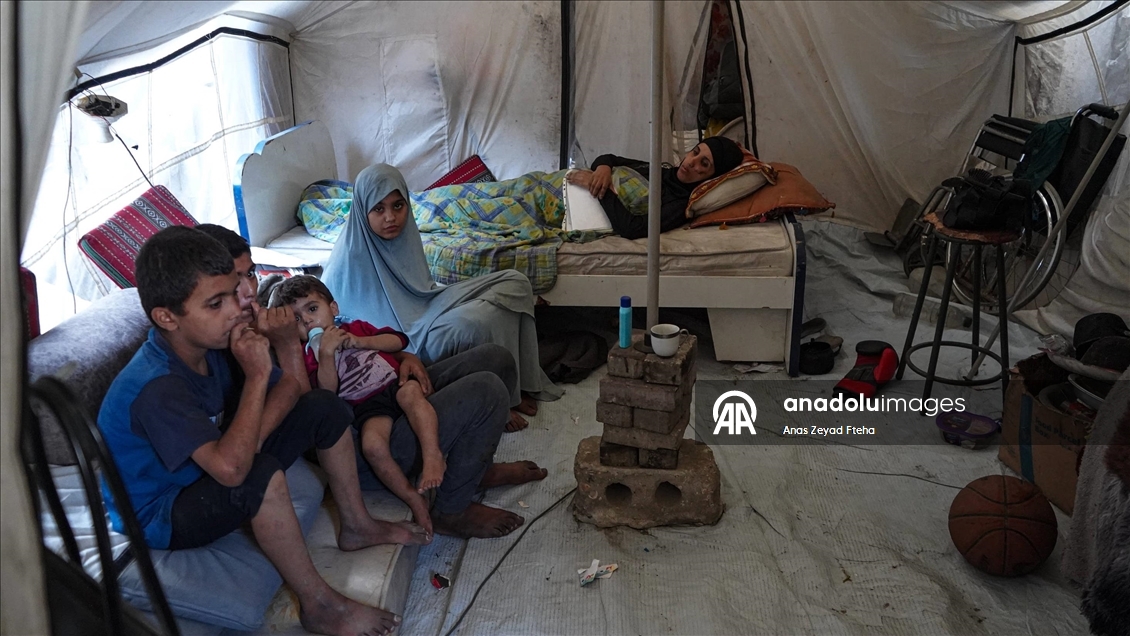 Gazze’de saldırıların hedefi olan Kahil ailesi zor koşullarda yaşam mücadelesinde