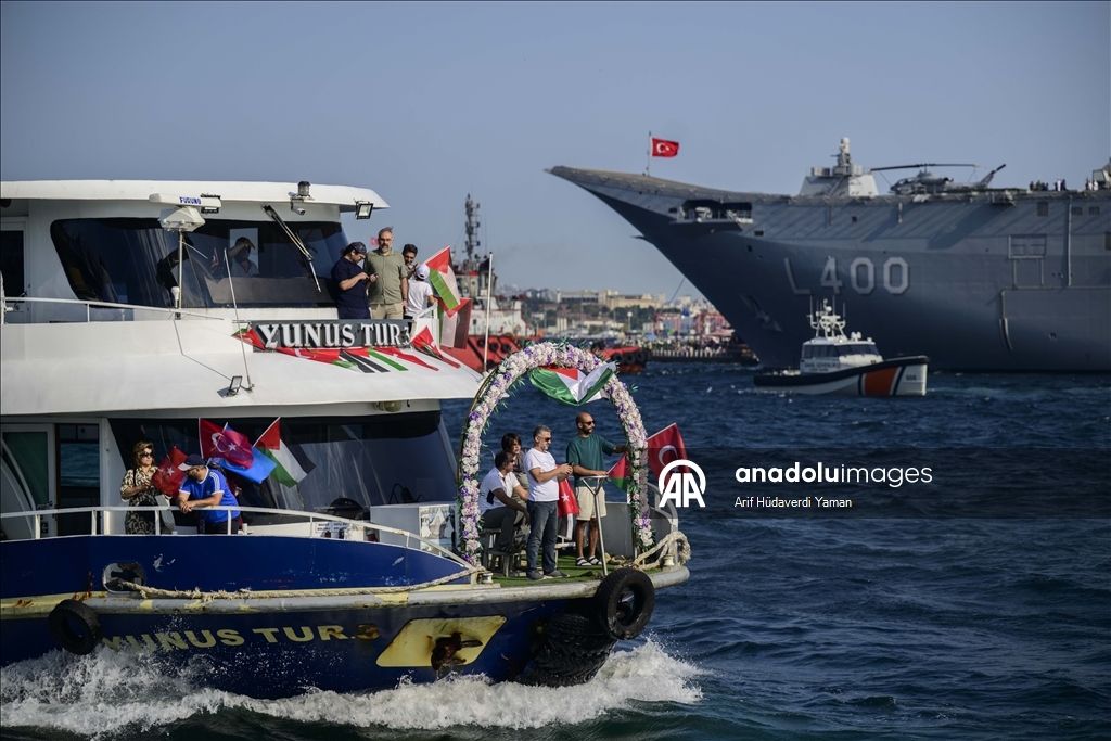 Masovni pomorski konvoj podrške Gazi održan u Istanbulu
