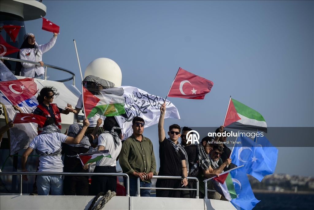 Masovni pomorski konvoj podrške Gazi održan u Istanbulu