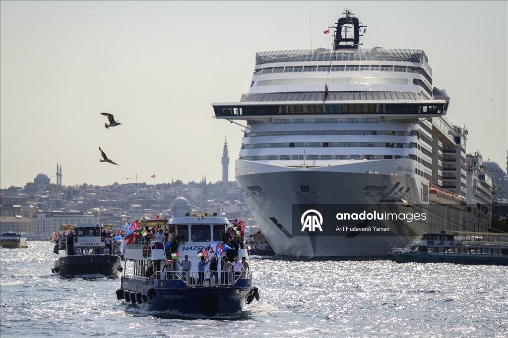 Masovni pomorski konvoj podrške Gazi održan u Istanbulu