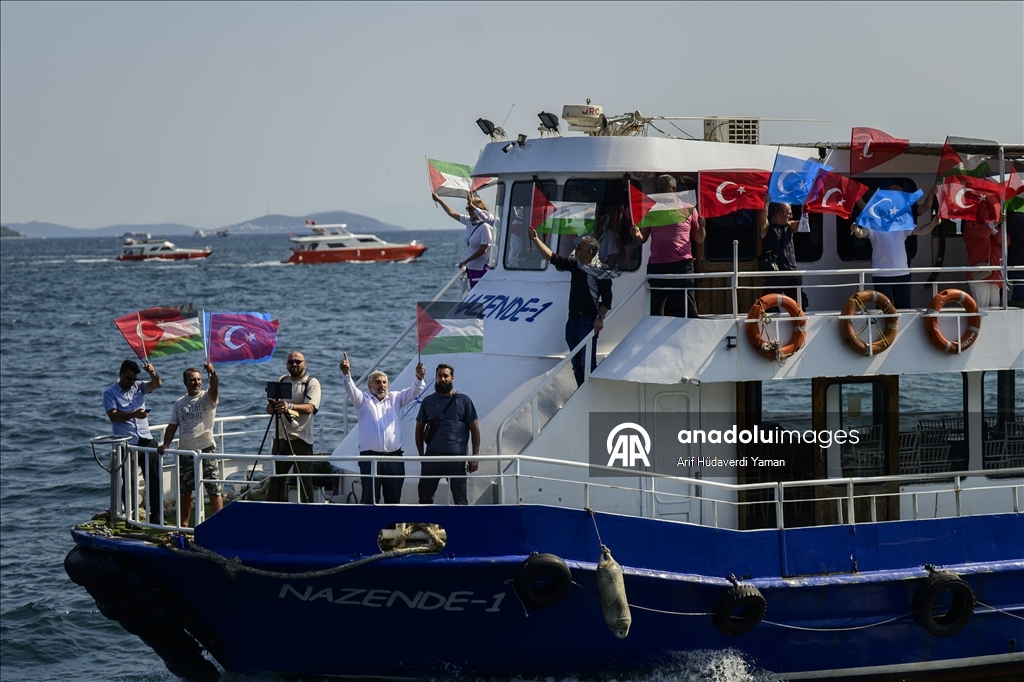 Masovni pomorski konvoj podrške Gazi održan u Istanbulu
