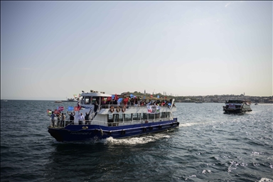 Masovni pomorski konvoj podrške Gazi održan u Istanbulu