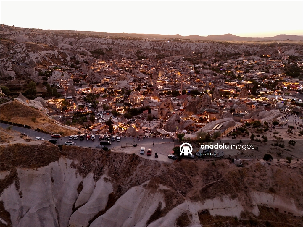 Kapadokya'da gün batımı