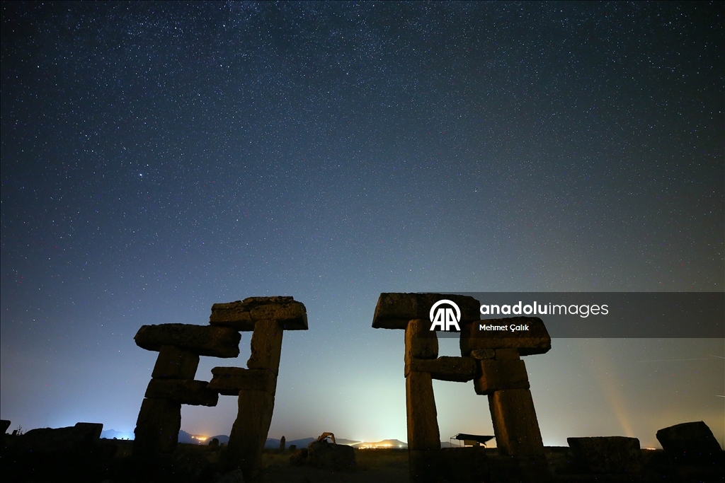 Starry night at Blaundos Ancient City in Turkiye's Usak