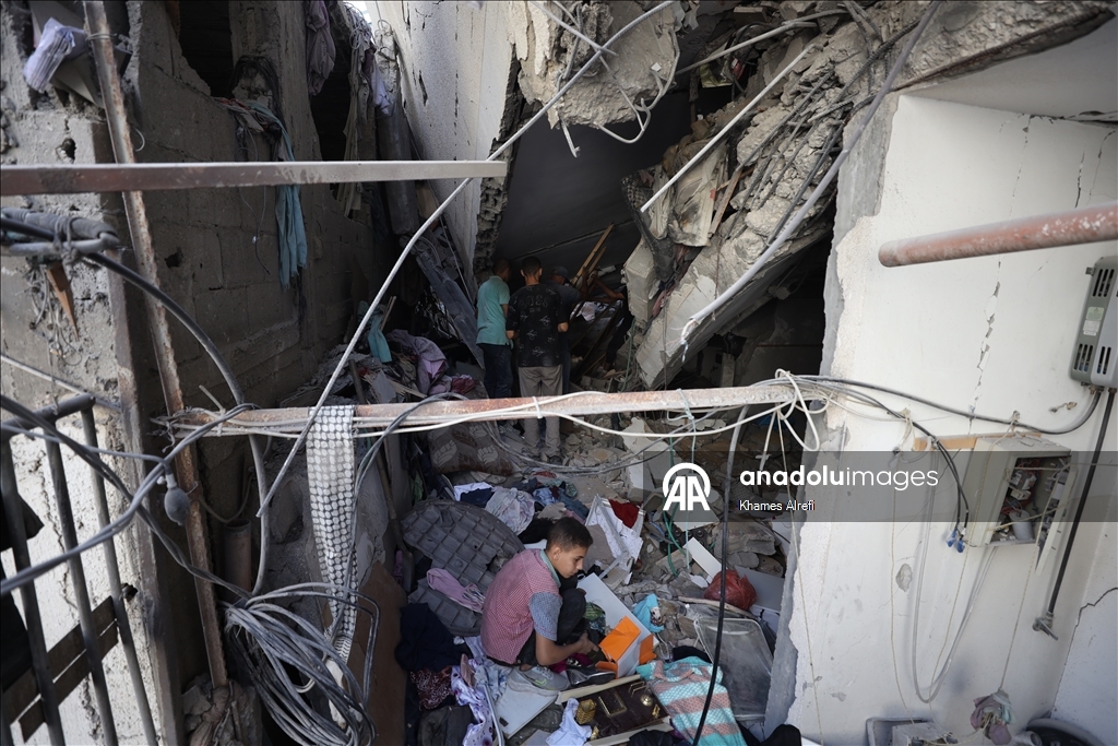 İsrail'in Gazze'ye yönelik saldırıları sürüyor