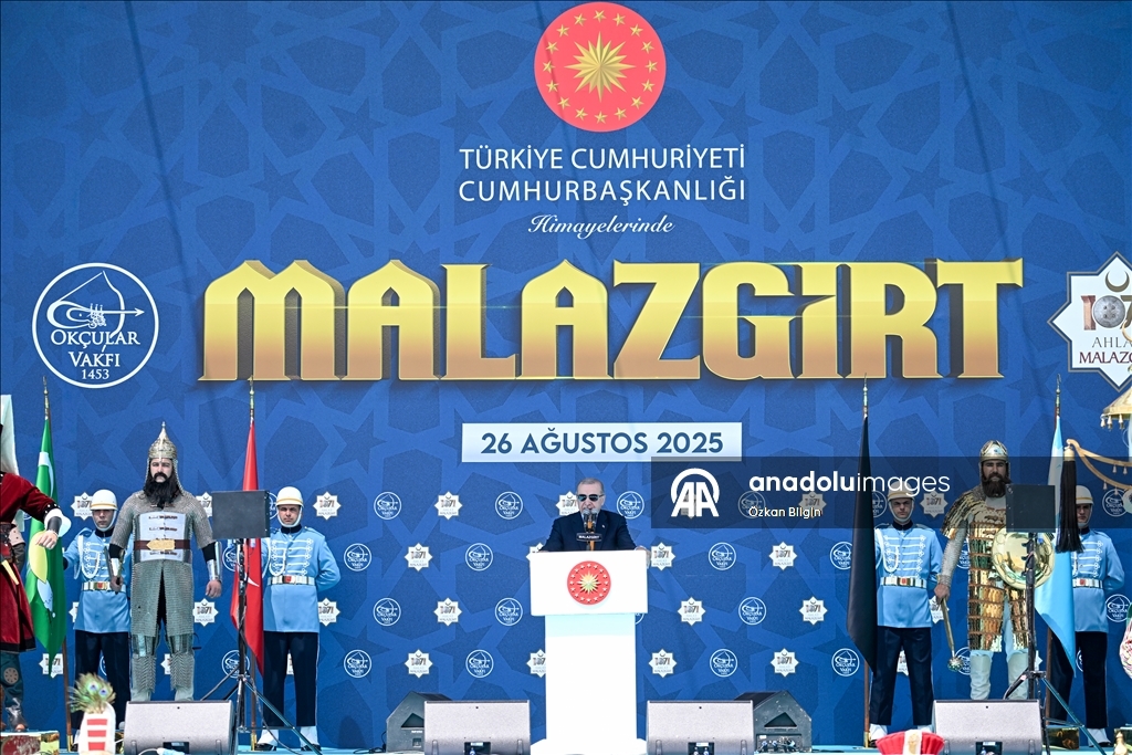 Cumhurbaşkanı Erdoğan, Malazgirt Zaferi’nin 954. Yıl Dönümü Kutlama Programı'nda konuştu