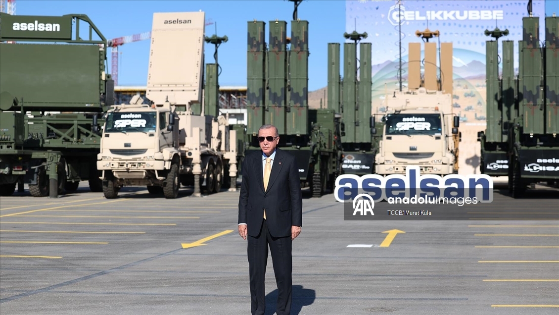 Cumhurbaşkanı Erdoğan, "Çelik Kubbe Teslimatları Töreni"ne katıldı