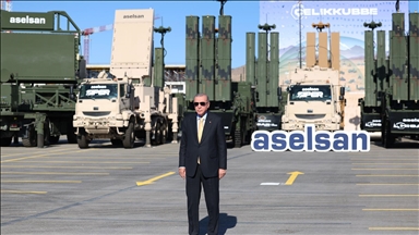 Cumhurbaşkanı Erdoğan, "Çelik Kubbe Teslimatları Töreni"ne katıldı