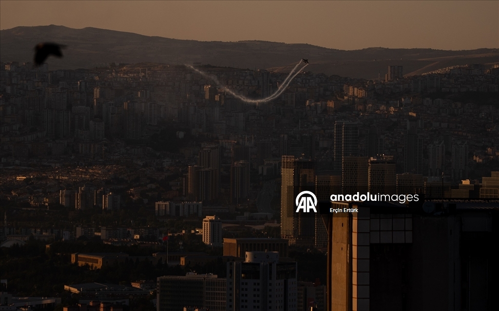 Başkent semalarında 30 Ağustos provası