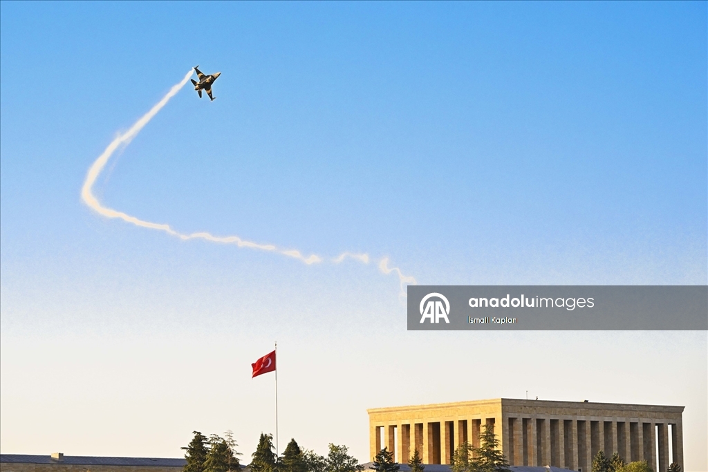 Başkent semalarında 30 Ağustos provası
