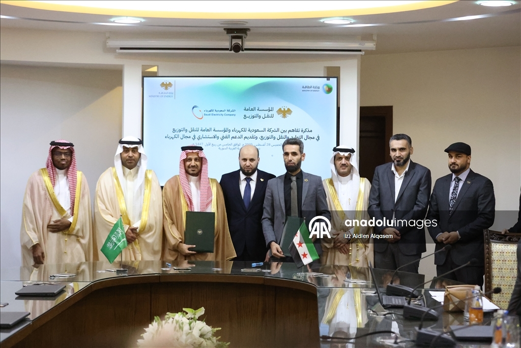 سوريا والسعودية توقعان اتفاقية و6 مذكرات في قطاعات الطاقة