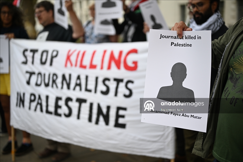 لندن.. مئات الأشخاص يحيون ذكرى صحفيين قتلتهم إسرائيل في غزة