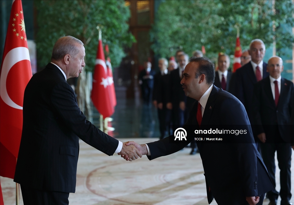 Cumhurbaşkanı Erdoğan, 30 Ağustos Zafer Bayramı tebriklerini kabul etti