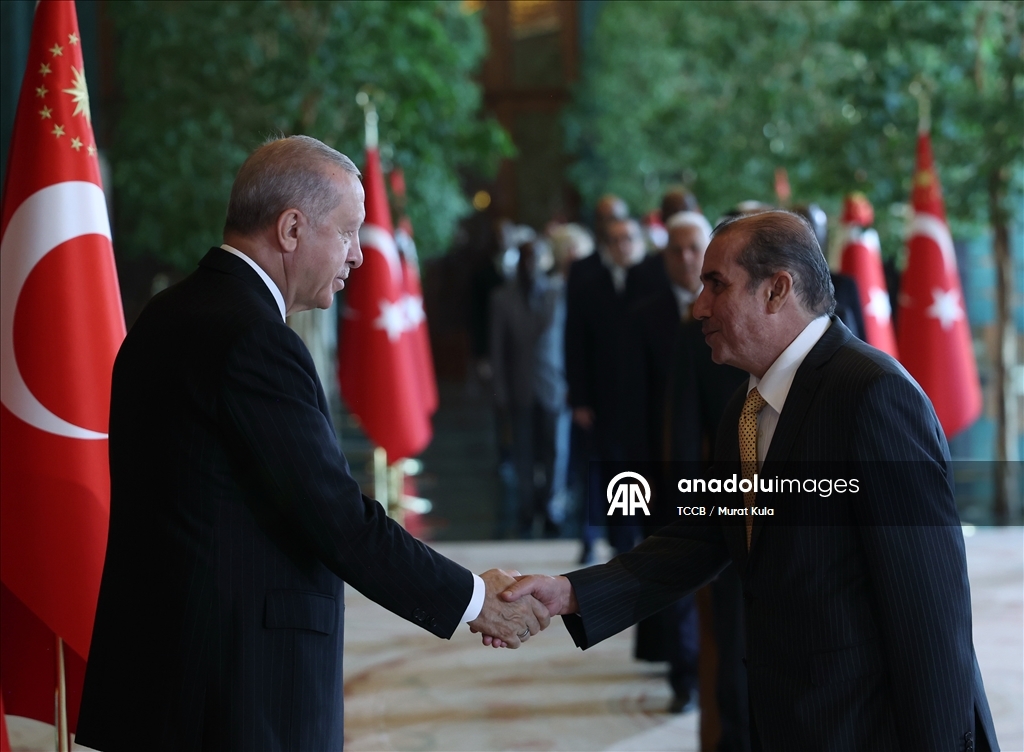 Cumhurbaşkanı Erdoğan, 30 Ağustos Zafer Bayramı tebriklerini kabul etti